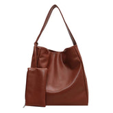 Sac a Main Femme Large Capacity Leather Combo Luxury Handbags for Women Fashion Shoulder Armpit Purses Ladies Hand Bags - Zeprah