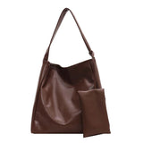 Sac a Main Femme Large Capacity Leather Combo Luxury Handbags for Women Fashion Shoulder Armpit Purses Ladies Hand Bags - Zeprah
