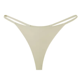 Seamless Nude Microfiber Thong | Low - Rise No - Show Invisible Underwear - Zeprah