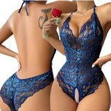 Sexy Crothless Sexy Transparent Lingerie Womens Sexy Underwear - Zeprah