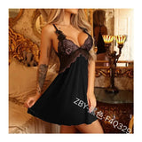 Sexy Set European American Lingerie New Mesh Strap Multi - Color Nightwear - Zeprah