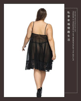 Sexy Underwear European American Style Women's Nightgown Large Size Polyester Pajamas Home - Zeprah