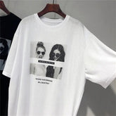 Short - sleeved T-shirt Women's Summer Korean - style New Beauty Printed Loose Lazy Mid - length Top - Zeprah