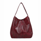 Shoulder Bag Handbags Bucket Tote Bags Leather Women Bucket Bag Ladies - Zeprah