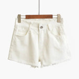 Simple Denim Shorts slimming Hot Pants Summer Girl Shorts - Zeprah