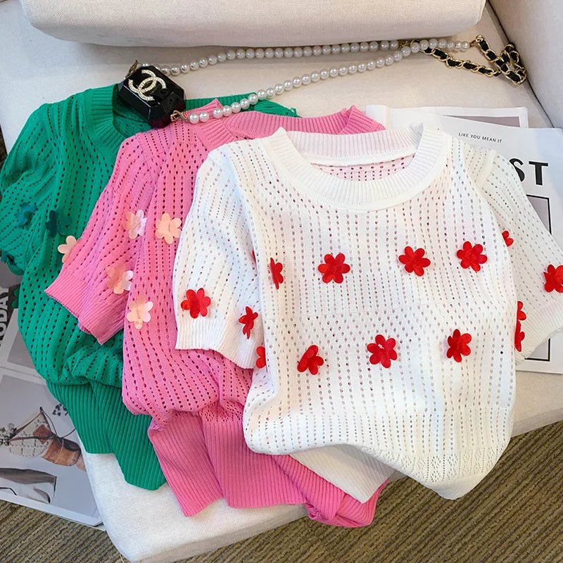 Simple Short - sleeved Blouse Soft Tops for Women Cool Women's Clothing - Zeprah