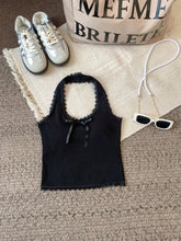 Slim - fit Crop Top Alluring Hot Girl Style Halter Top Summer Sleeveless Tops - Zeprah