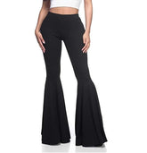 Slim - fit Long Pants Trendy Stretch Trousers Mermaid Flare Trousers - Zeprah