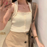 Slim - fit tank Top Popular Women's Tanks Camis Basic Going Out Tops - Zeprah