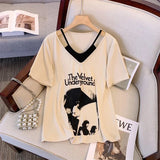 Soft T-shirt for Women Loose - fit Tops for Women Cheapest Short - sleeved Blouse - Zeprah