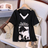 Soft T-shirt for Women Loose - fit Tops for Women Cheapest Short - sleeved Blouse - Zeprah