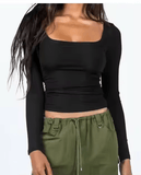 Soft V - Neck Long Sleeve Plaid T-Shirt | Quick Dry Performance Top - Zeprah