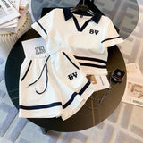 Splice Contrast Women's Top and Shorts Set Fashionable Women's Casual Sets Loose Women's Sportswear Sets - Zeprah