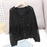 Spring and Summer New Cardigans Baggy Casual Ladies' Coat Versatile Coat - Zeprah