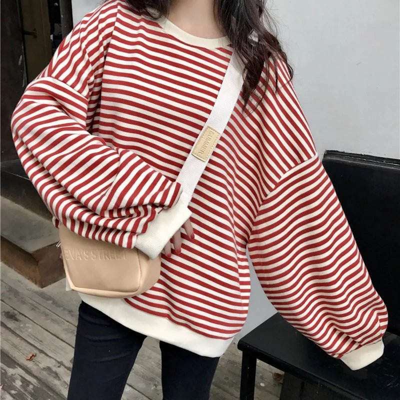 Spring Autumn Women's Loose Lantern - Sleeve Long - Sleeve Top Trendy Mid - Length Fashion Lightweight Outerwear - Zeprah
