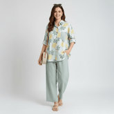 Summer Casual Two - Piece Set – Striped Design - Zeprah