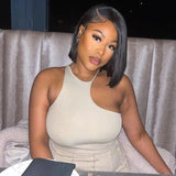 Summer Design Sense Outer Wearing Vest Women's Summer Sexy Navel Short Going Out Tops - Zeprah