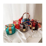 Summer Fashion Transparent Mini Tote Bags Women's Designer Acrylic Handbags with Polyester Lining Jelly Metal Style - Zeprah