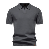 Summer High Quality Pineapple Pattern Polo Shirt Men Business Seagull Collar Men's Short Sleeve Sweater Polo - Zeprah
