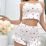 Summer New European American Style Drawstring V - Neck Ultra - thin Women's Nightgown Sexy Small Flower Home Sleepwear - Zeprah