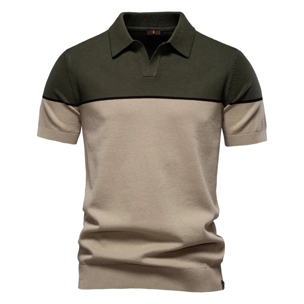 Summer New Men's Short Sleeve Jersey Solid Blank Anti - Pilling Casual for Shirt - Zeprah