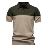 Summer New Men's Short Sleeve Jersey Solid Blank Anti - Pilling Casual for Shirt - Zeprah