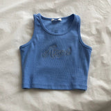 Summer New Sexy Tops Camisole Ribbed Tank Top for Woman - Zeprah