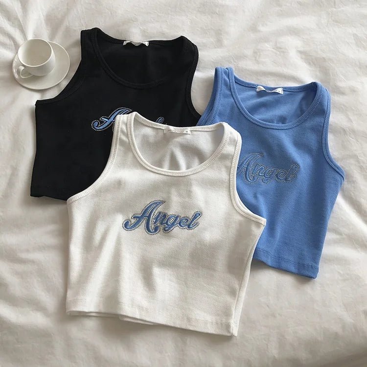 Summer New Sexy Tops Camisole Ribbed Tank Top for Woman - Zeprah