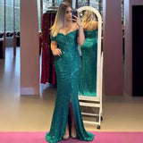 Summer Women's Sexy Sequined Ball Gown Mermaid Sequined Evening Party Dress - Zeprah