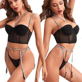 Teddy Babydoll Women's Underwear Women Lady Lingeries With Garter Belt - Zeprah