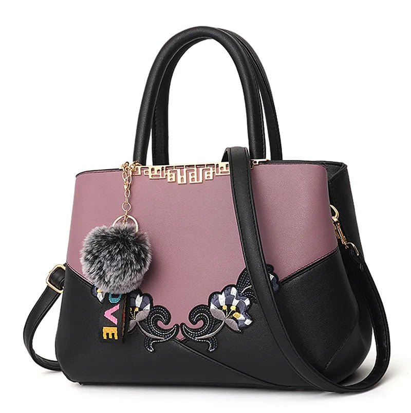 Traditional Flower Vase - Style Handbag for Women Fashion Bolsa Feminina De Couro for Trade Shows School Season - Zeprah