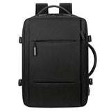 Travel Anti - Theft Oxford Laptop Backpack with USB Charging Port Waterproof Design for Unisex Use - Zeprah