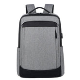 Travel Daypack USB Charging Computer Bags Oxford Waterproof Backbag Men Laptop Bag Backpack - Zeprah
