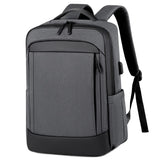 Travel Daypack USB Charging Computer Bags Oxford Waterproof Backbag Men Laptop Bag Backpack - Zeprah