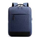 Unisex Backpack Scratch - Proof Waterproof Oxford Material with USB Men's Women's Shoulder Bag for Business Office Laptop - Zeprah