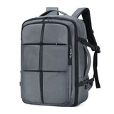 Unisex Business Laptop Backpack USB Waterproof Oxford Zipper Characters Fashion Travel Independent Shoe Compartment - Zeprah