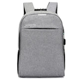 Unisex College Computer Backpack Oxford Zipper Waterproof Polyester Mochila Antirrobo for School Travel - Zeprah