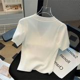 V - neck Short Sleeve Top Best Sale Women's Clothing Ice Silk Sports Top - Zeprah