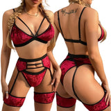 Velvet Bra Brief Sets Womens Sexy Underwear Lingerie - Zeprah