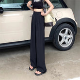 Versatile Women's Trousers Wide - legged Suit Pants Casual Slacks - Zeprah