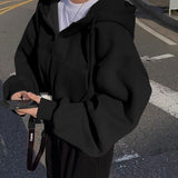 Warm Autumn Winter Zipper Sweatshirt - Women’s Slim - Fit Fleece Hoodie - Zeprah