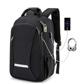Waterproof College School Laptop Backpack for Men Travel Backpack With USB Charging Business Laptop Backpack - Zeprah