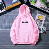 Wholesale Kpop Student Hooded Sweater Coat | Women's Autumn/Winter Loose Fleece Pullover | High - Quality Solid Polyester Anti - Pilling Hoodie for Bulk Order - Zeprah