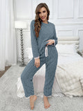 Women Pajamas Autumn and Winter Warm Thickened Flannel Loungewear Set - Zeprah
