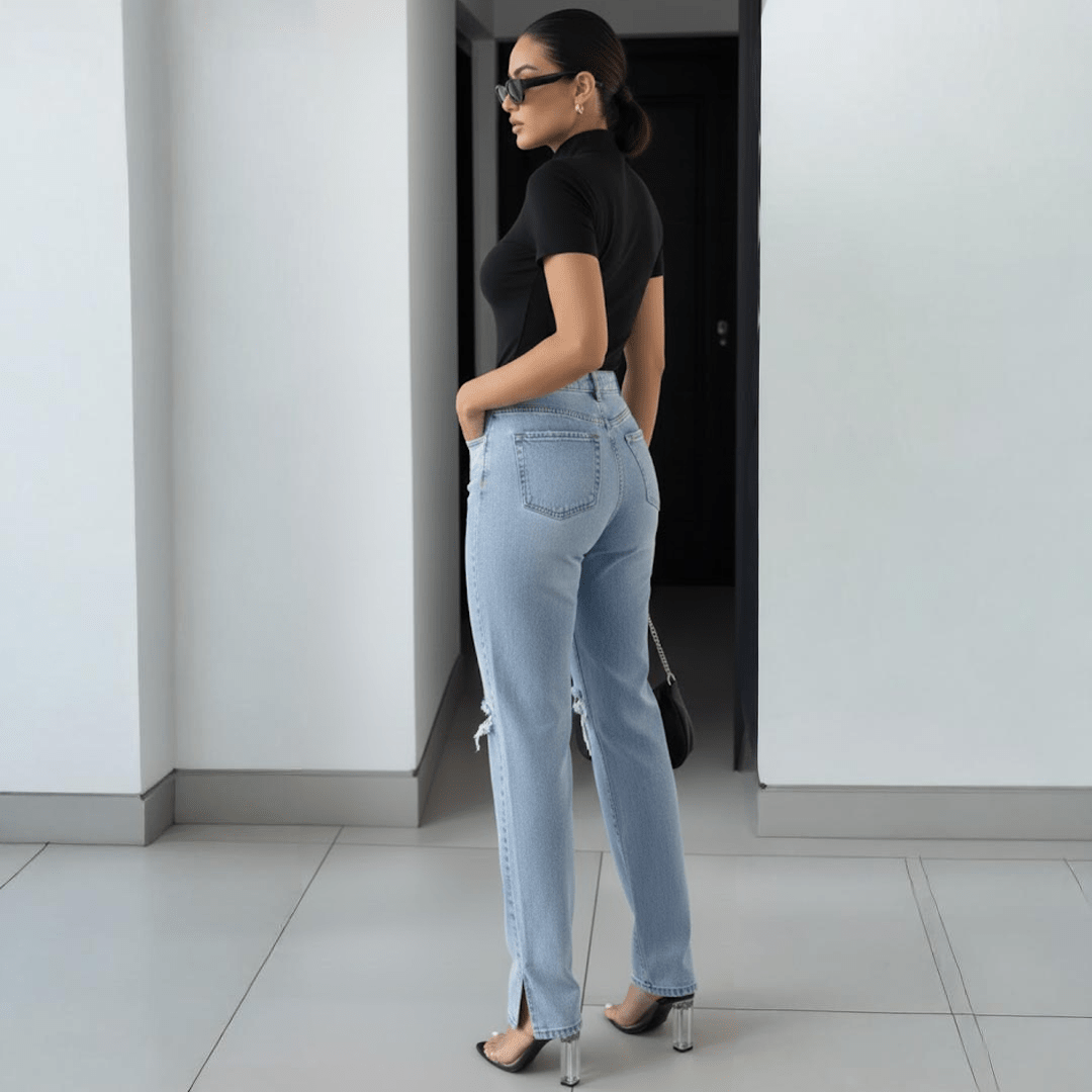 Women Pants - Best High - Rise Denim Jeans for Perfect Fit - Zeprah