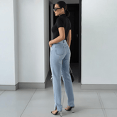 Women Pants - Best High - Rise Denim Jeans for Perfect Fit - Zeprah