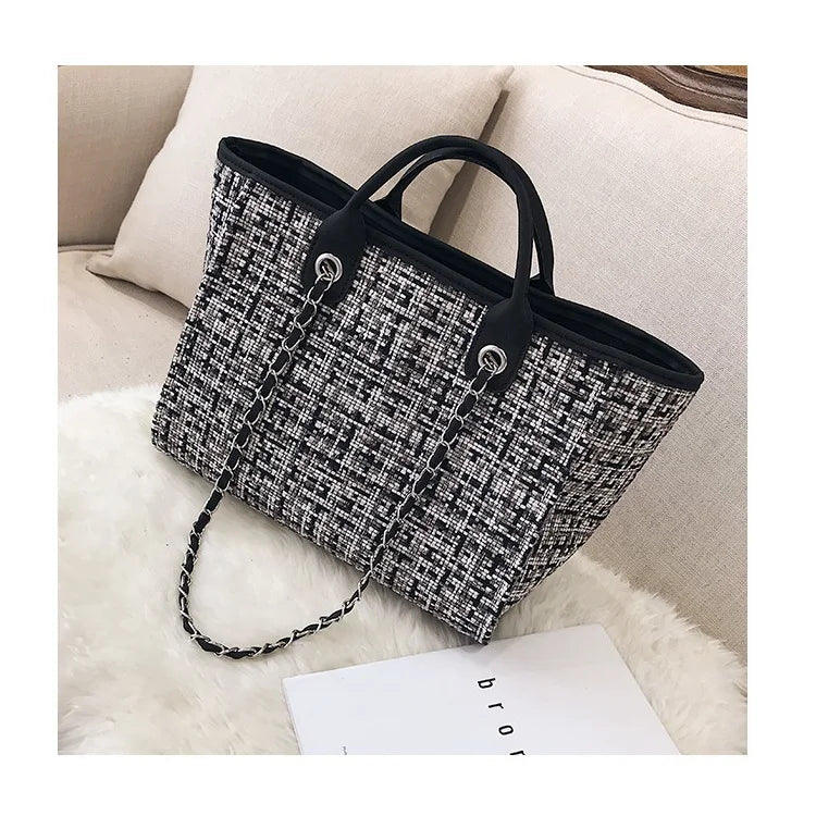 Womens Designer Cotton Canvas Tote Handbags Eco - Friendly Shopping Bag Large Tote Ladies Hand Bag - Zeprah