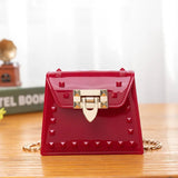 Women's Designer Mini Handbags Small Jelly Candy Cotton Zipper Closure Little Girls' Purses for Kids Ladies - Zeprah