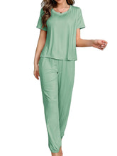 Women's Homewear Pajama Set Comfortable Casual Solid Versatile Stylish for Daily Outdoor Wear - Zeprah