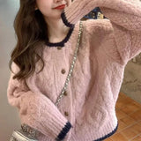 Women's Korean - Style Knit Cardigan Coat 2025 Autumn & Winter New - Loose Slim - Fit Lazy Vibe High - End Outerwear - Zeprah